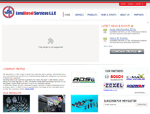 Tablet Screenshot of eurodieselservices.net